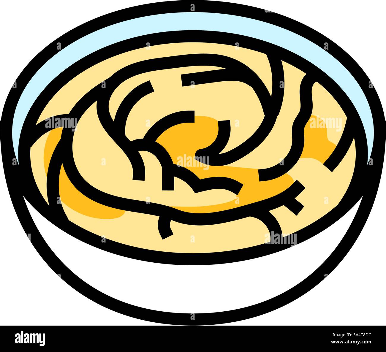 hummus condiment color icon vector illustration Stock Vector Image ...