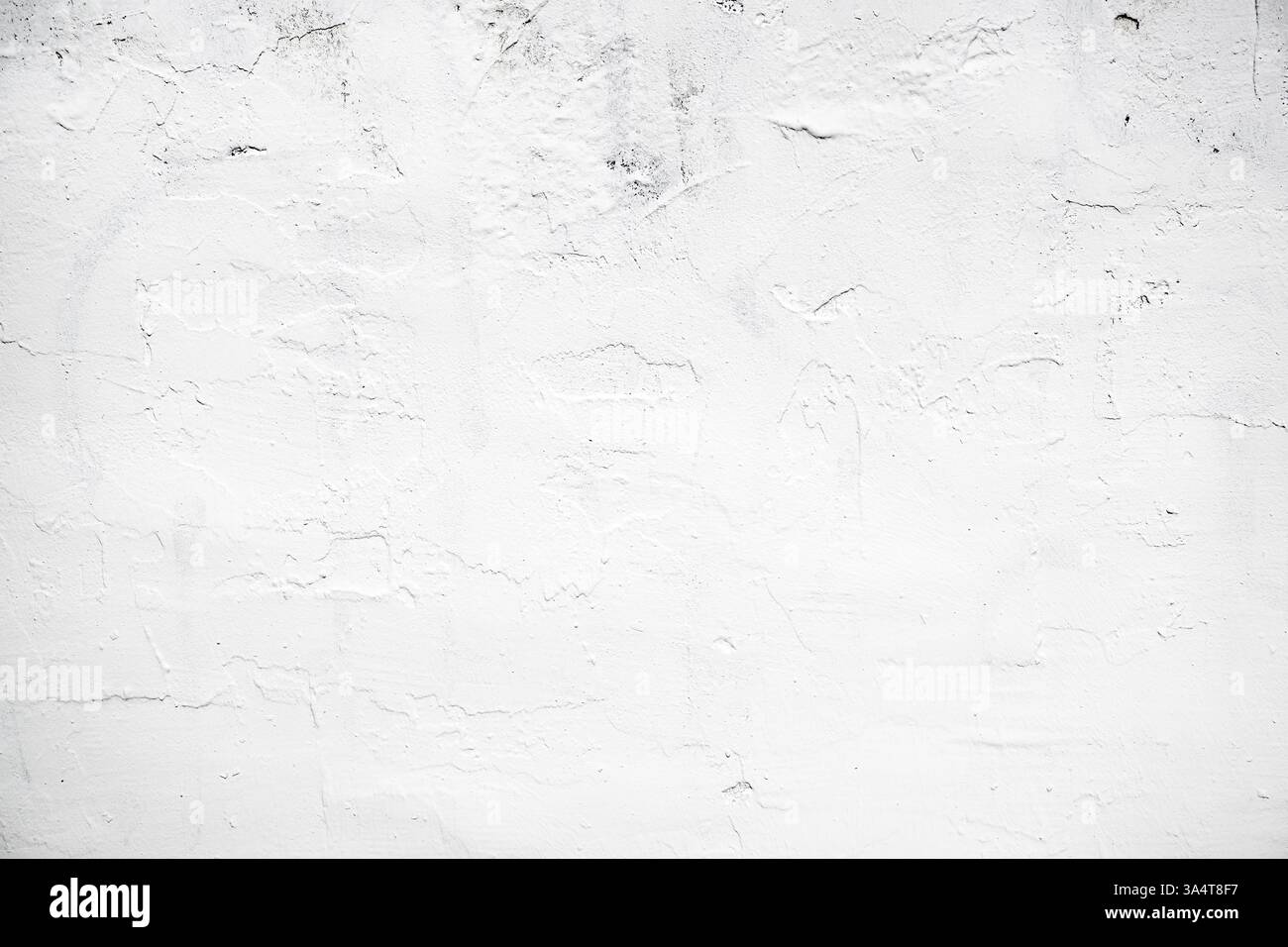 Old white wall as grunge texture and background Stock Photo
