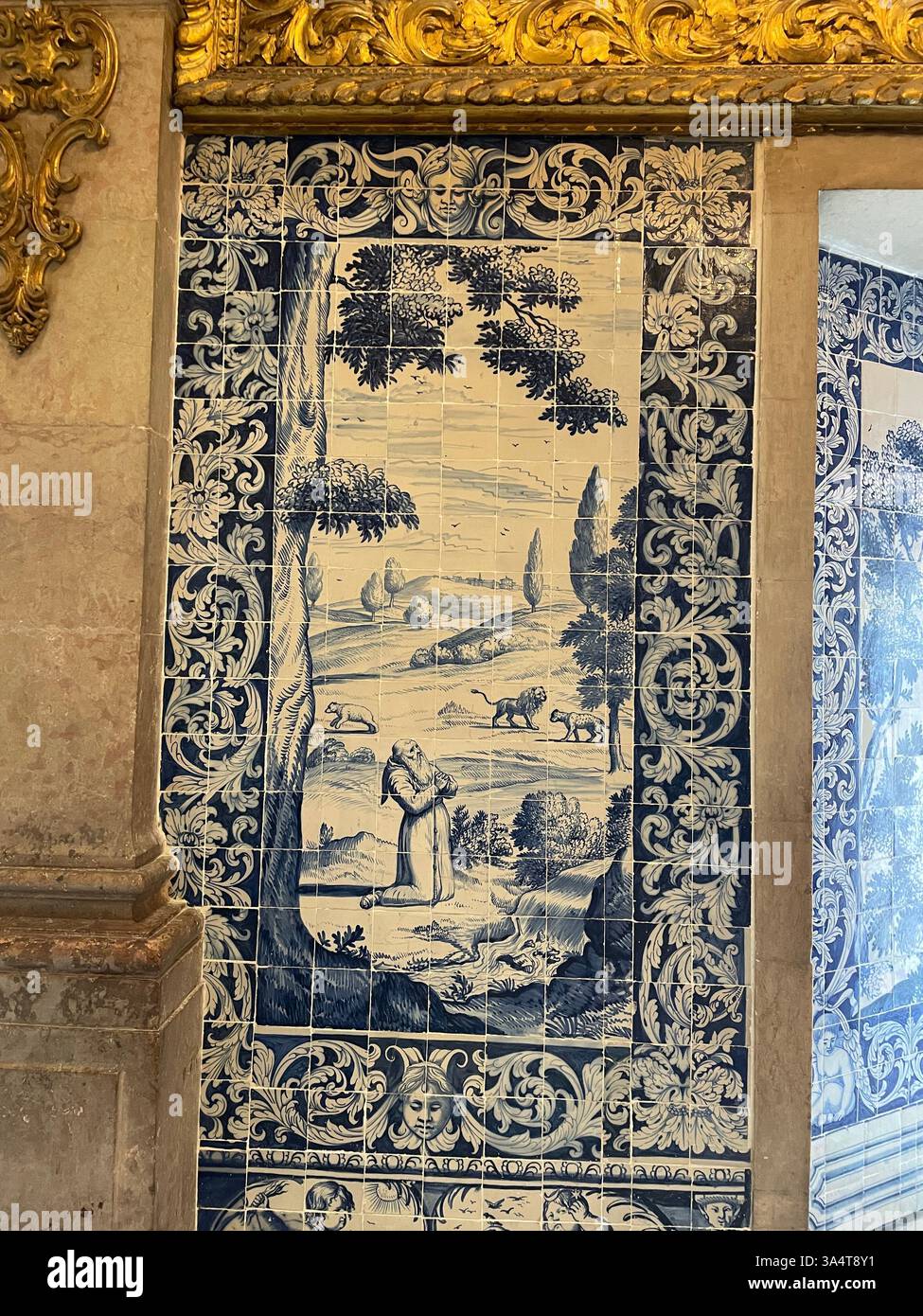 Close up of tile art - Smartphone Captured Stock Image