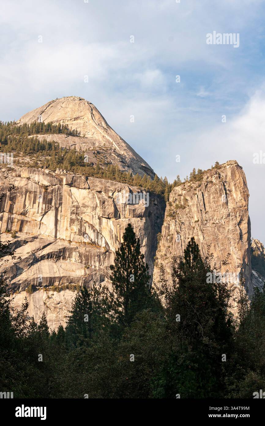 El Capitan, western Yosemite Valley Stock Photo