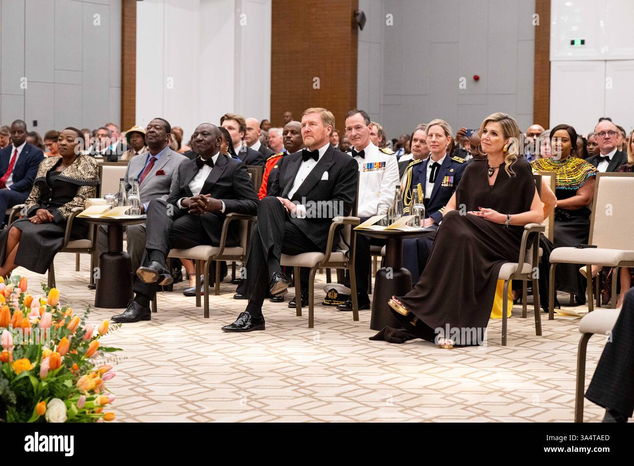 King Willem-Alexander, Queen Maxima. President William Ruto and Rachel ...