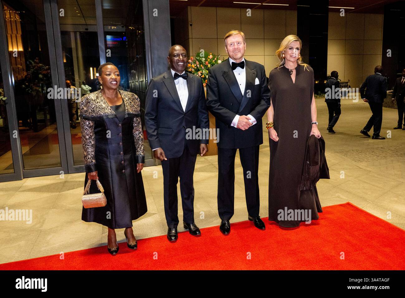 King Willem-Alexander. Queen Maxima. President William Ruto and Rachel ...