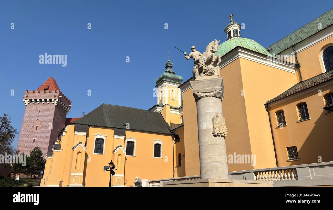 Beautiful old buildings in the Polish city of Poznan. Tourist destination location famous old buildings in Polski city centre Poznań - Smartphone Captured Stock Image