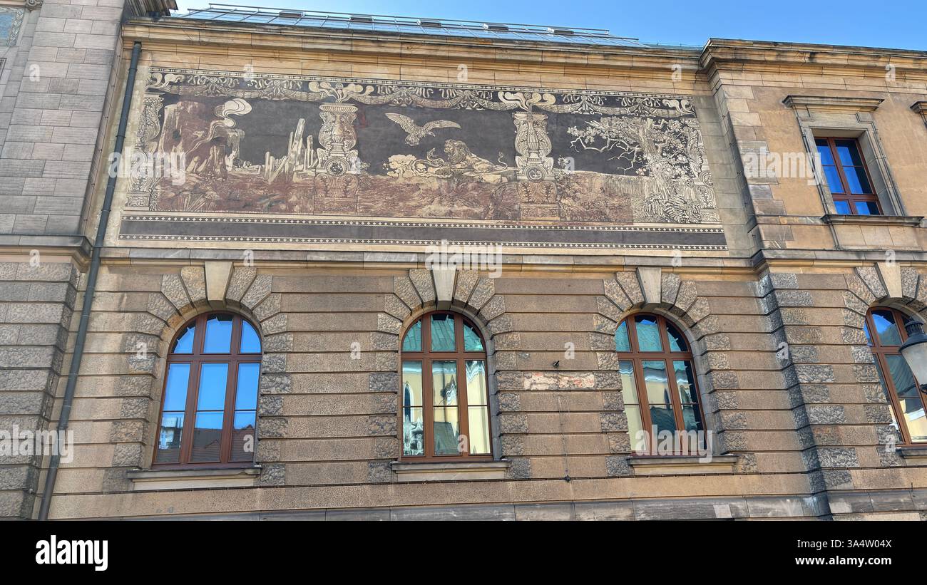 Beautiful old buildings in the Polish city of Poznan. Tourist destination location famous old buildings in Polski city centre Poznań - Smartphone Captured Stock Image