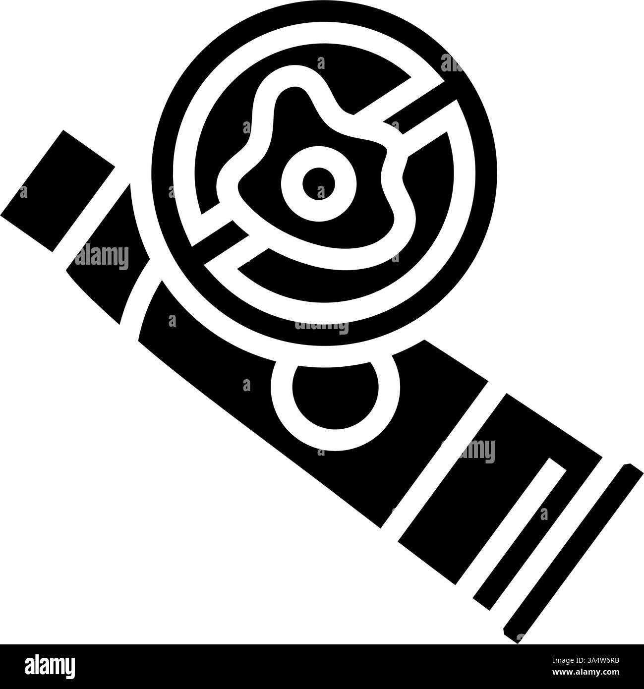 using antibacterial toothpaste glyph icon vector illustration Stock ...