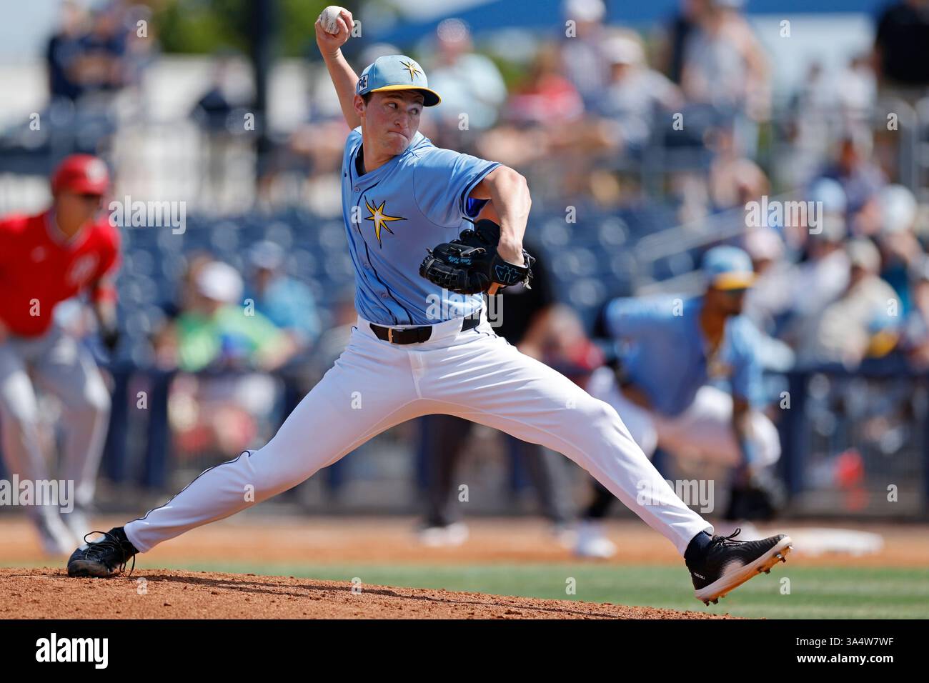 PORT CHARLOTTE, FL - MARCH 13: Tampa Bay Rays pitcher Kevin Kelly (49 ...