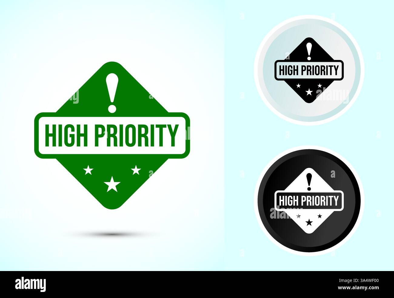 High Priority Symbol Text