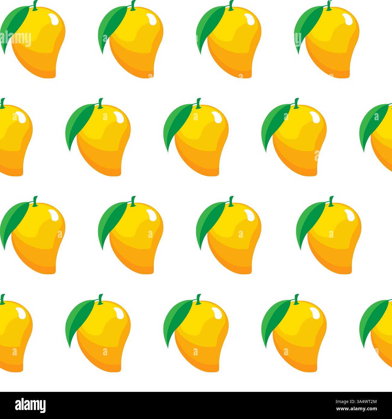 mango fruit contour abstract seamless pattern on white background for wallpaper, pattern, web, blog, surface, textures, graphic & printing Stock Vector