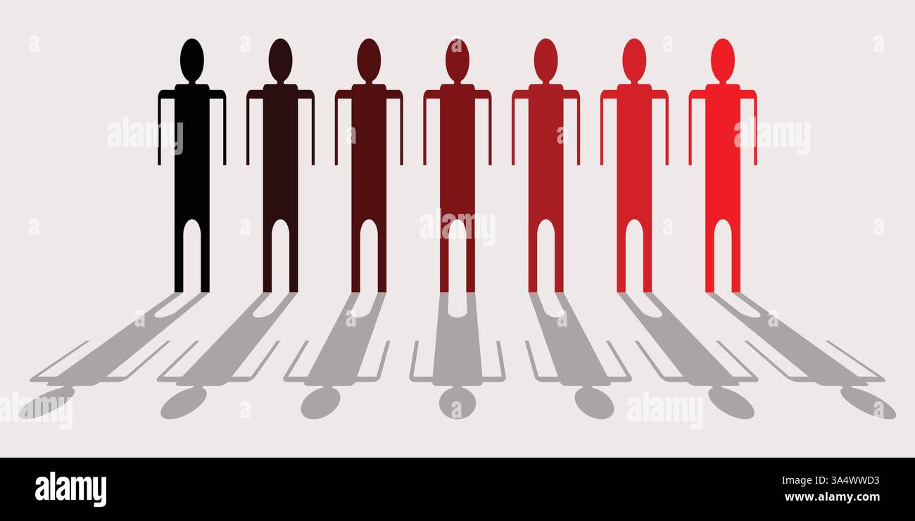 Human icon conceptual work, easily editable, vector art illustration Stock Vector