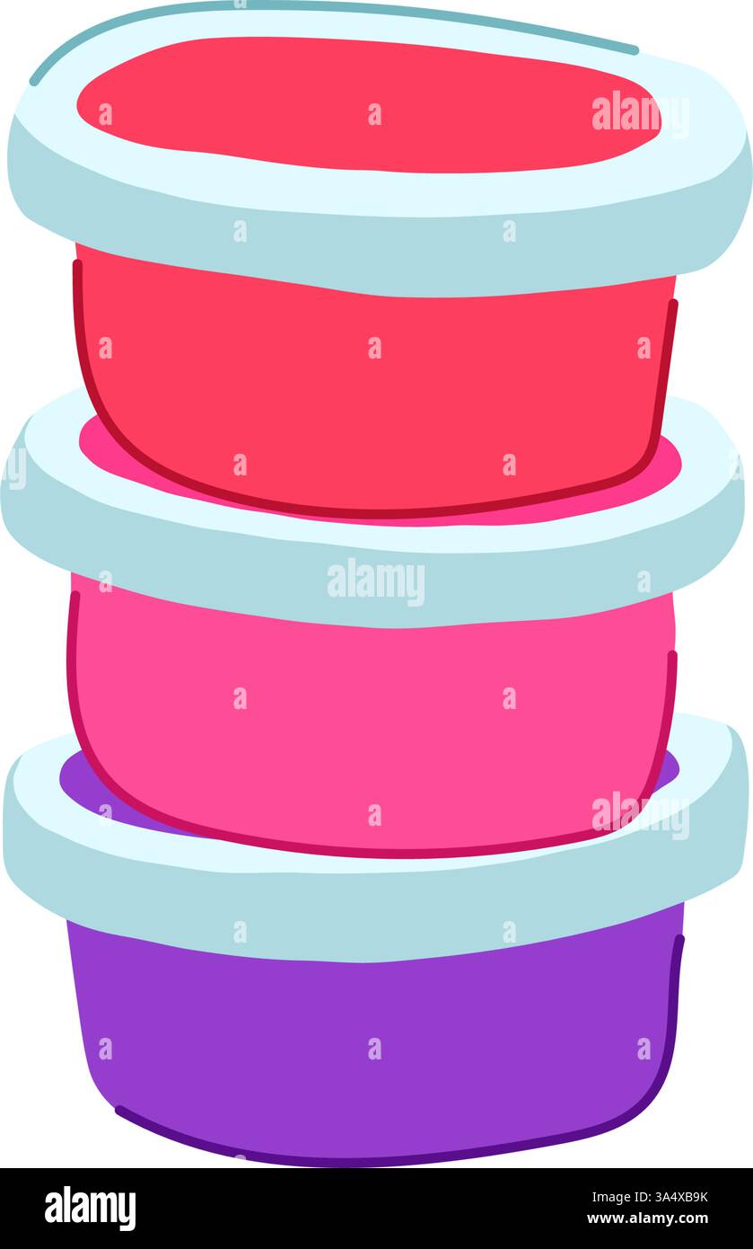 shape modeling clay toy cartoon vector illustration Stock Vector Image ...