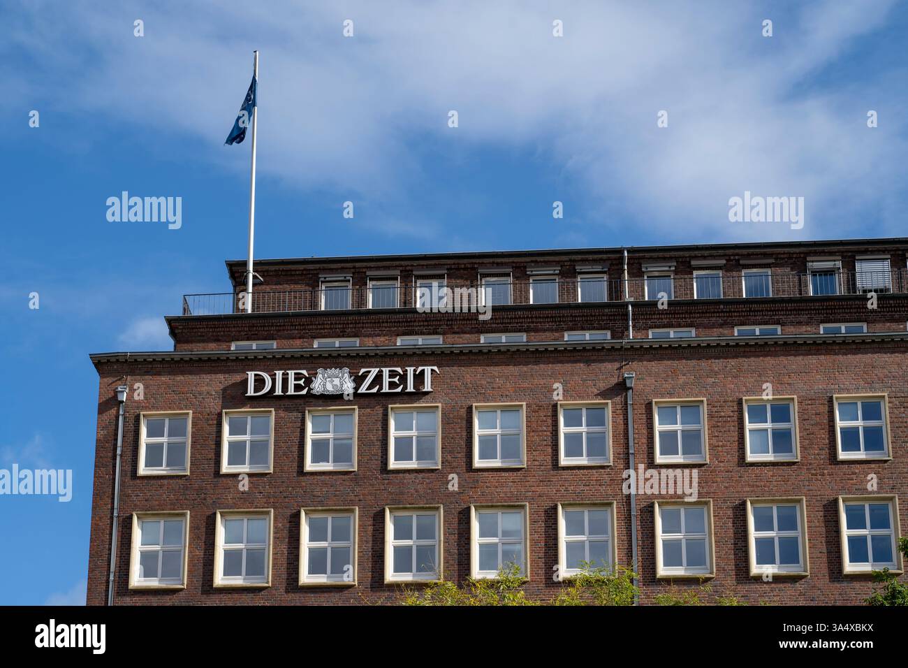 Die Zeit, Publishing house at the city of Hamburg Stock Photo