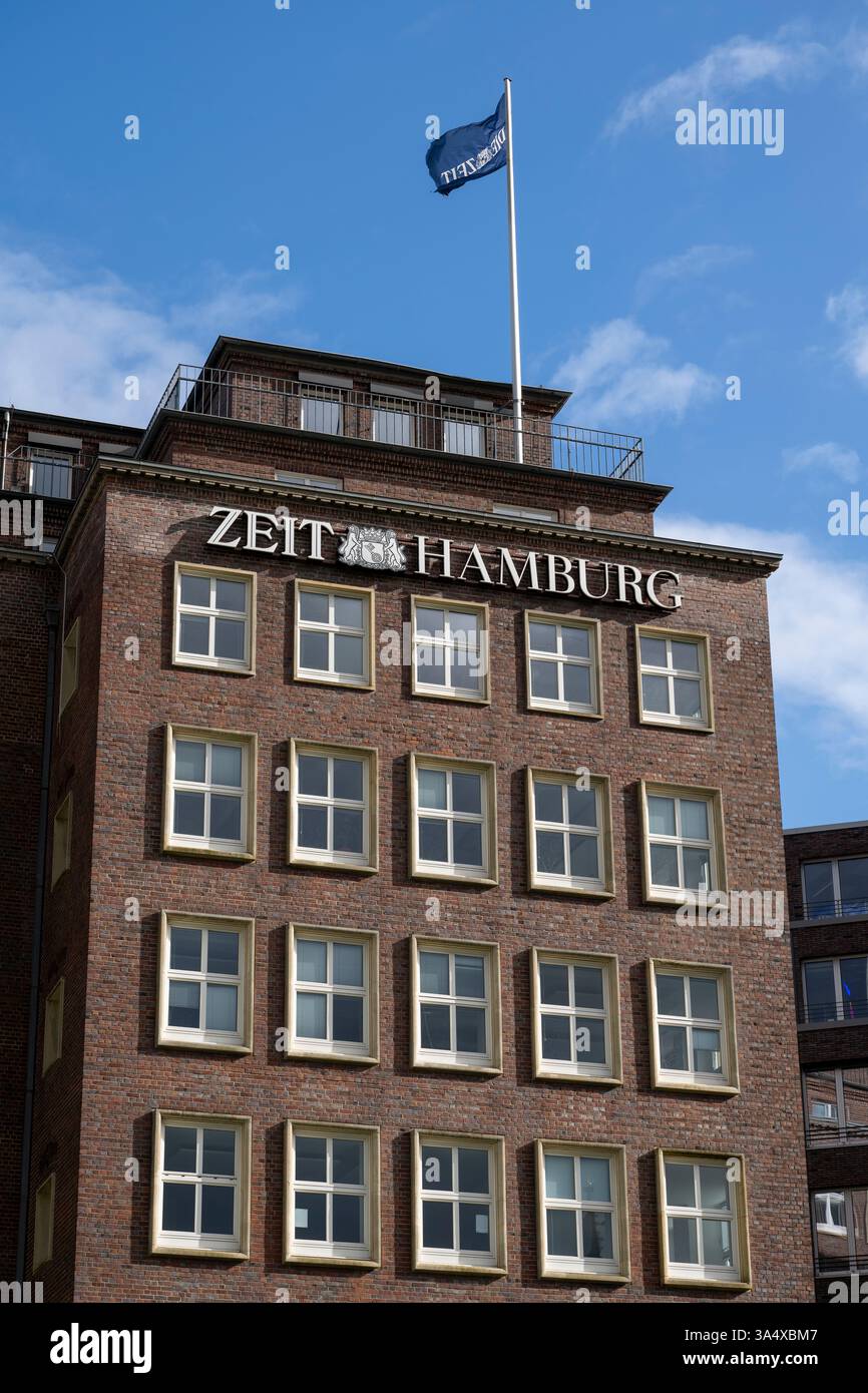 Zeit Hamburg, Publishing house  at the city of Hamburg Stock Photo