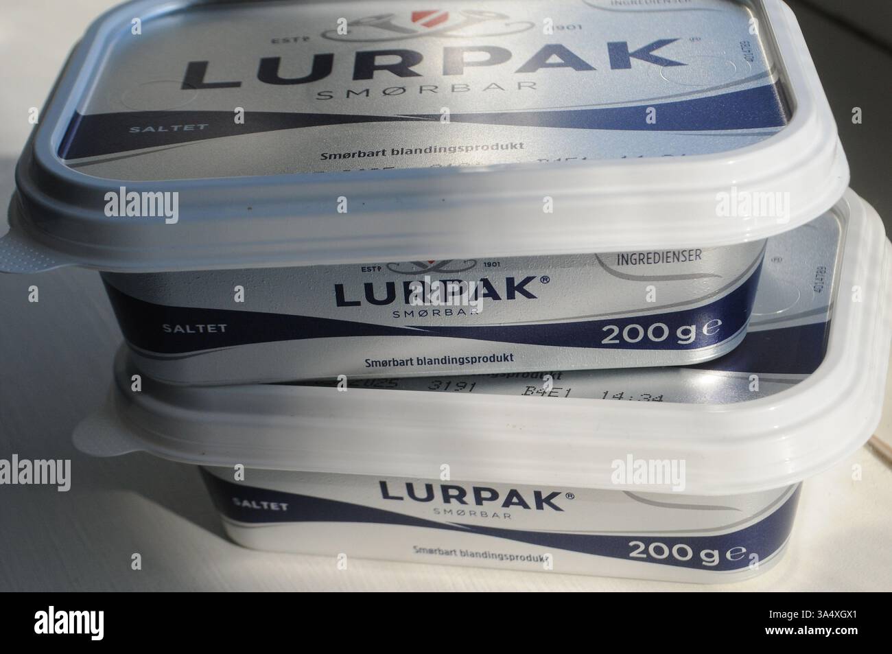 Copenhagen/ DenmarK/20 MARCH 2025/ Denmark famous brand lurpak ...