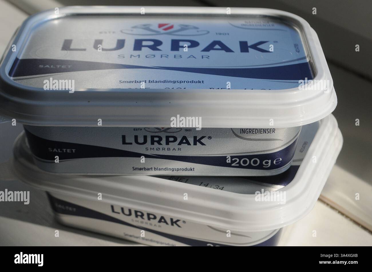 Copenhagen/ DenmarK/20 MARCH 2025/ Denmark famous brand lurpak ...