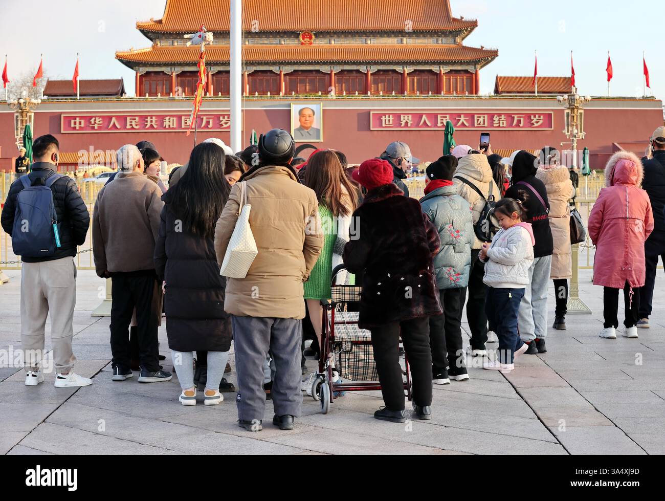 Tourists Visit The Tiananmen Square In Beijing China 17 March 2025 Tourists Visit The Tiananmen Square In Beijing China 17 March 2025 3A4XJ9D