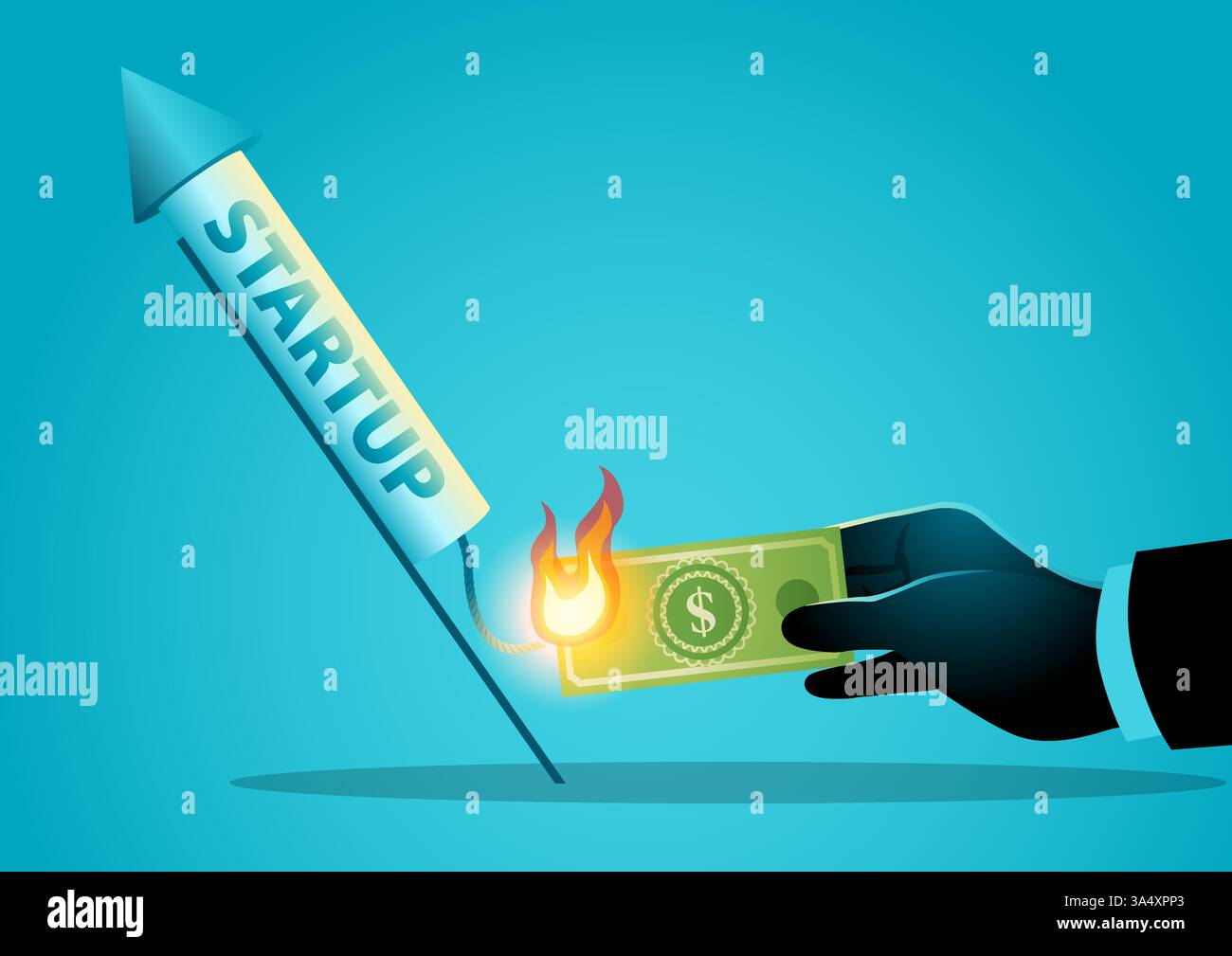 High rate of fire Stock Vector Images - Alamy