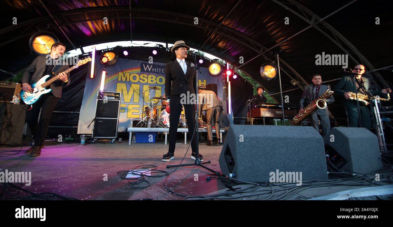 The Selecter at the Mosborough Music Festival in Sheffield - 06 June 2015 Stock Photo