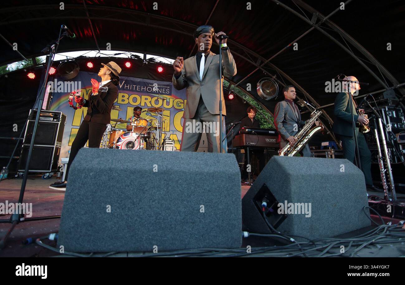 The Selecter at the Mosborough Music Festival in Sheffield - 06 June 2015 Stock Photo