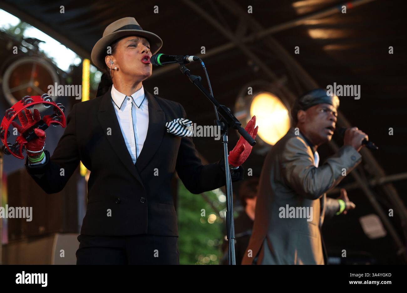The Selecter at the Mosborough Music Festival in Sheffield - 06 June 2015 Stock Photo