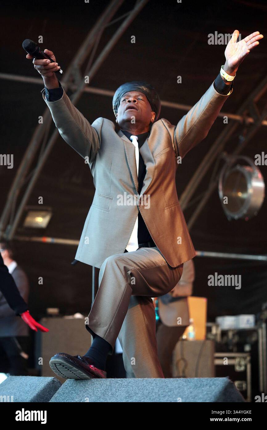 The Selecter at the Mosborough Music Festival in Sheffield - 06 June 2015 Stock Photo