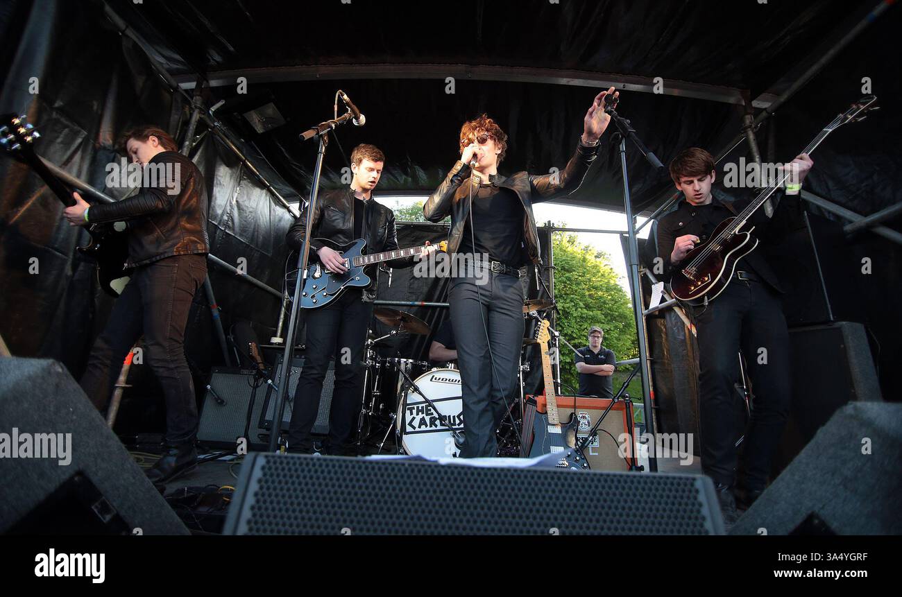 The SSS at the Mosborough Music Festival in Sheffield - 06 June 2015 Stock Photo