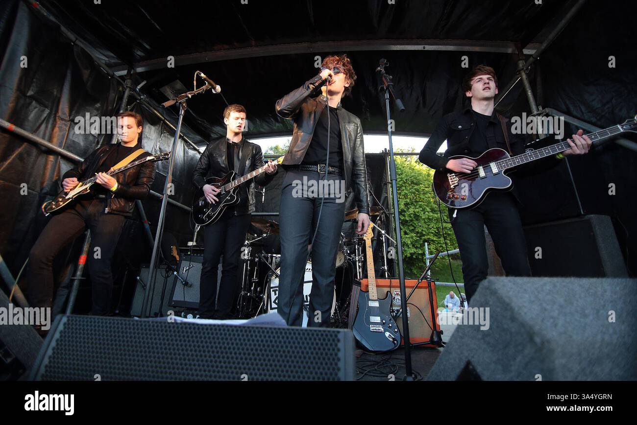 The SSS at the Mosborough Music Festival in Sheffield - 06 June 2015 Stock Photo