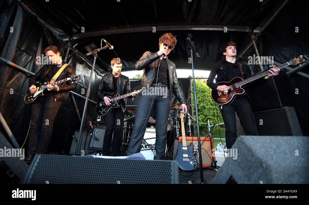 The SSS at the Mosborough Music Festival in Sheffield - 06 June 2015 Stock Photo