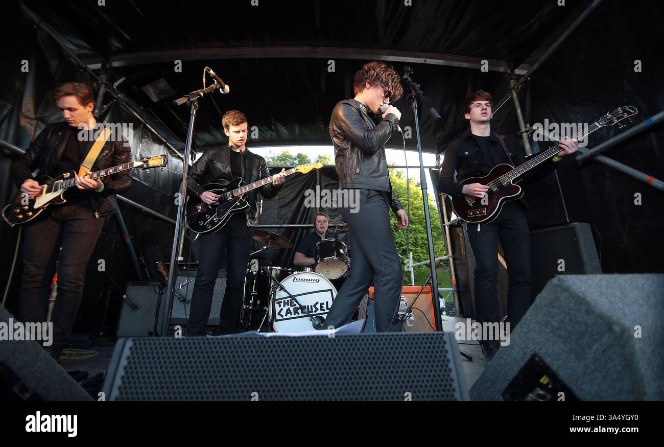 The SSS at the Mosborough Music Festival in Sheffield - 06 June 2015 Stock Photo