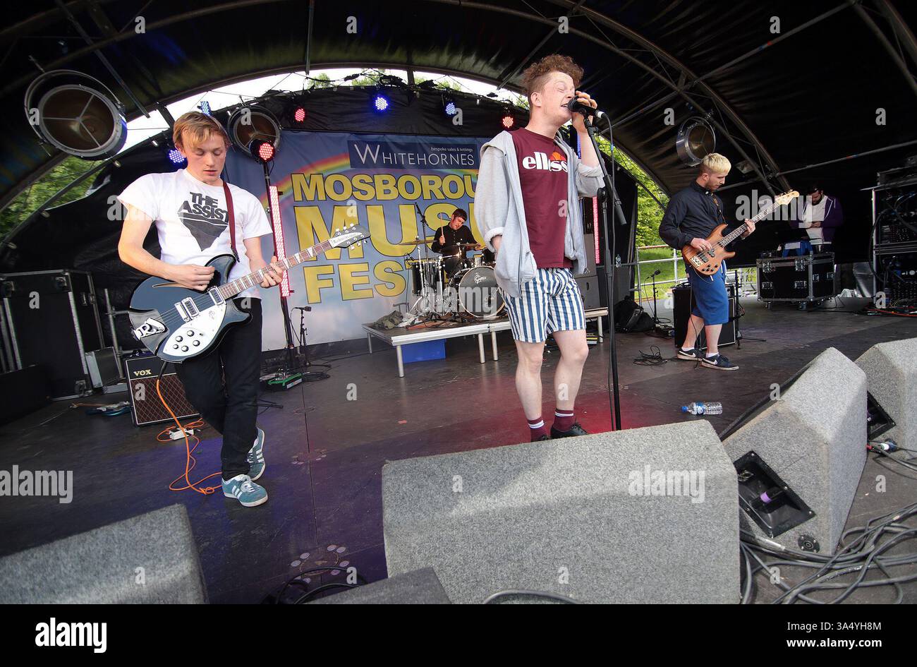 The Assist at the Mosborough Music Festival in Sheffield - 06 June 2015 Stock Photo