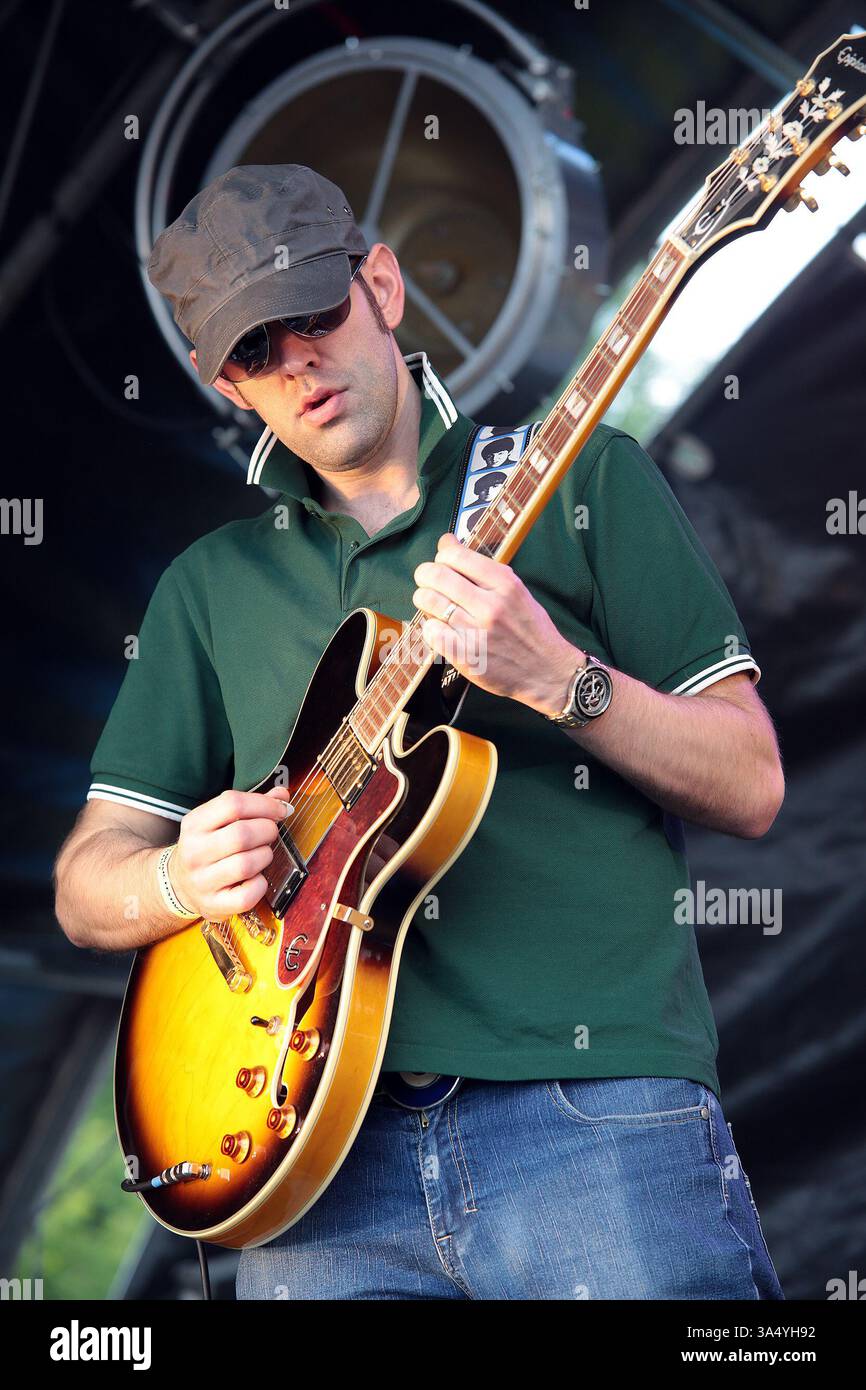 The 48KS at the Mosborough Music Festival in Sheffield - 06 June 2015 Stock Photo