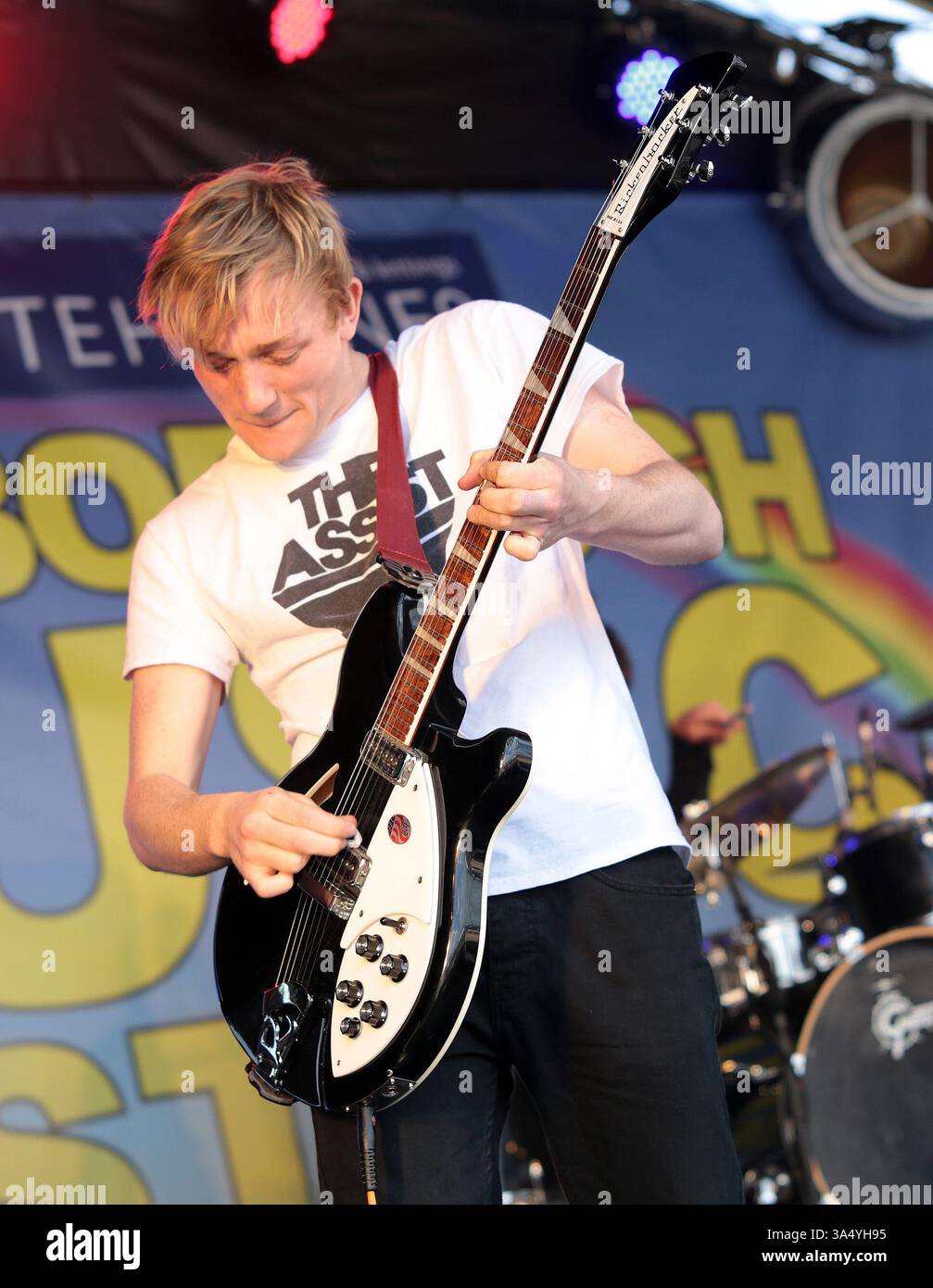 The Assist at the Mosborough Music Festival in Sheffield - 06 June 2015 Stock Photo