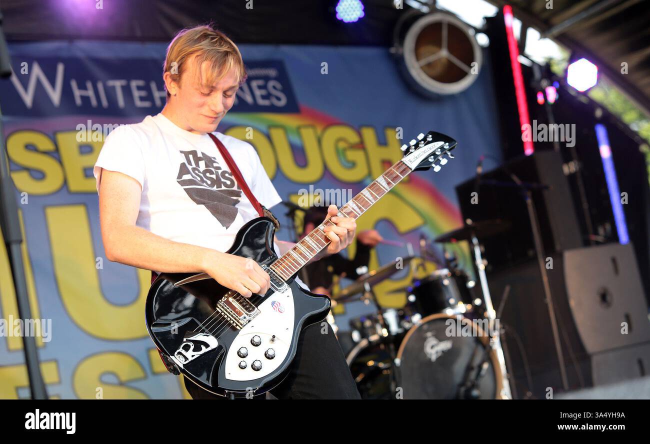 The Assist at the Mosborough Music Festival in Sheffield - 06 June 2015 Stock Photo