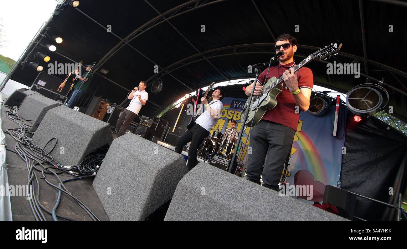 The 48KS at the Mosborough Music Festival in Sheffield - 06 June 2015 Stock Photo