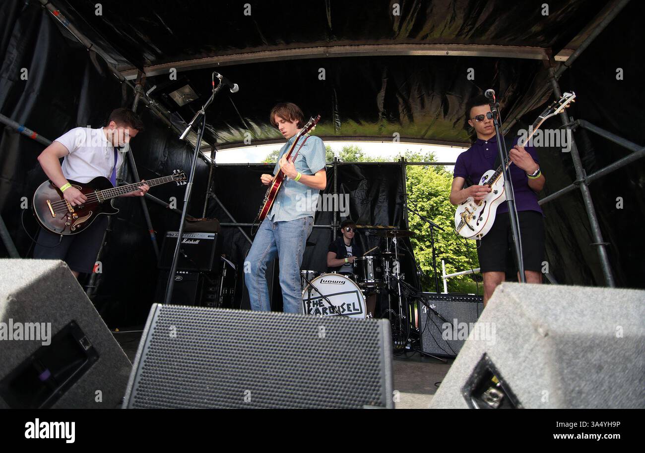 The Carousel at the Mosborough Music Festival in Sheffield - 06 June 2015 Stock Photo