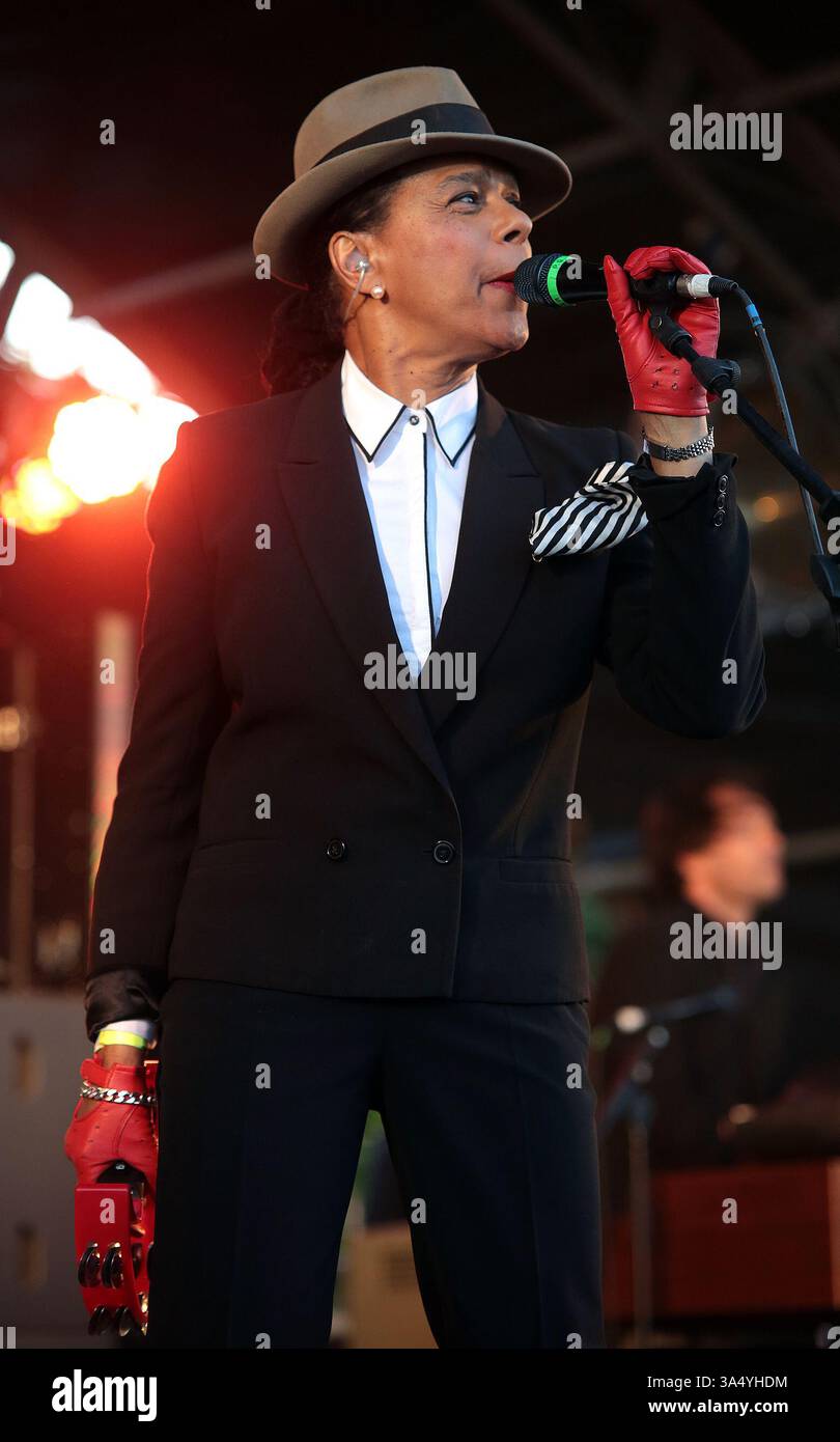 The Selecter at the Mosborough Music Festival in Sheffield - 06 June 2015 Stock Photo