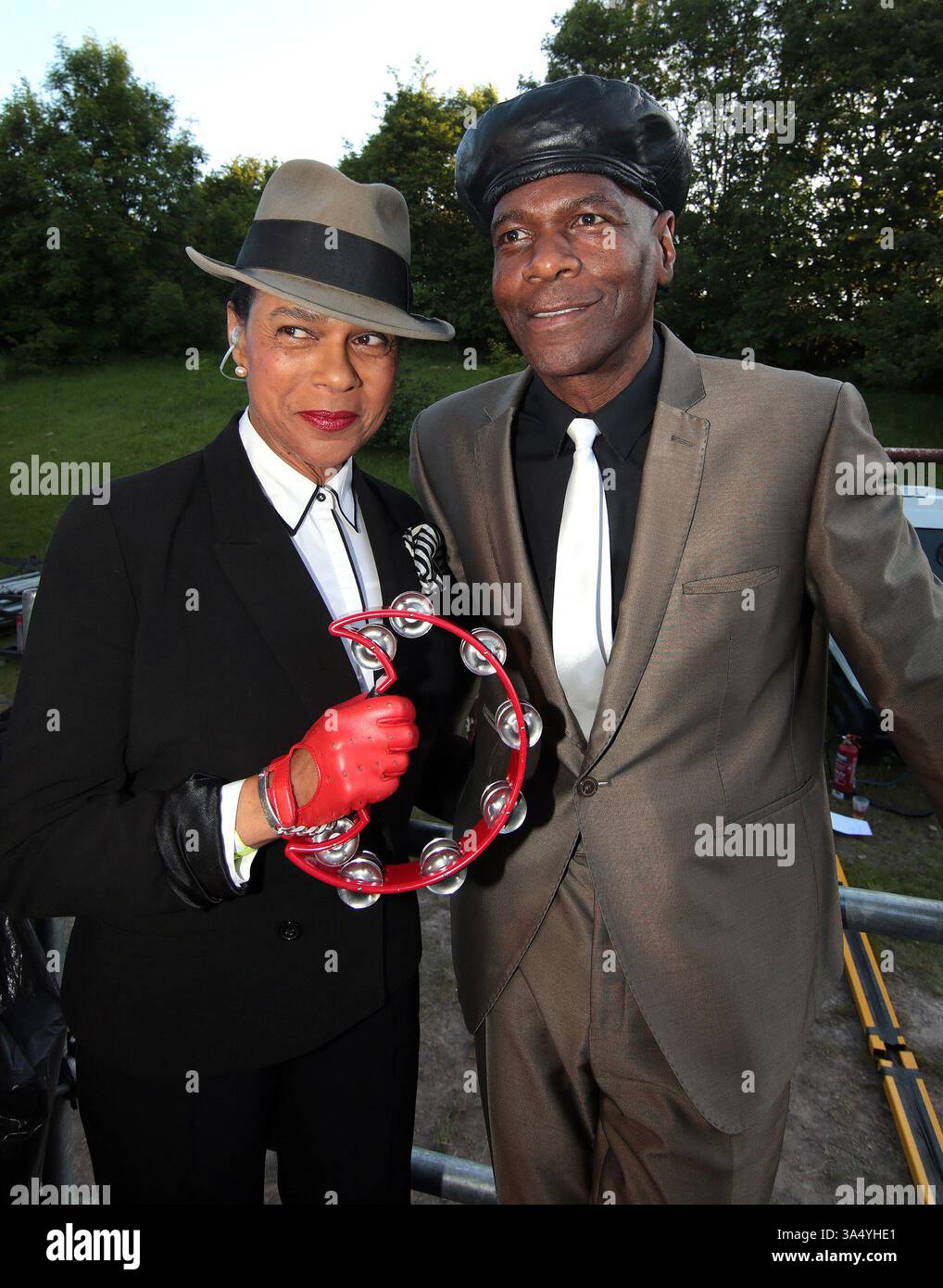The Selecter at the Mosborough Music Festival in Sheffield - 06 June 2015 Stock Photo