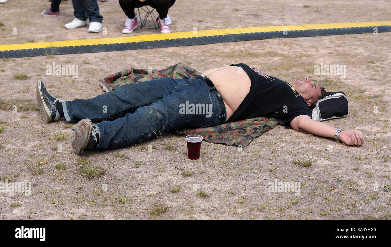 Fans at the Mosborough Music Festival in Sheffield - 06 June 2015 Stock Photo