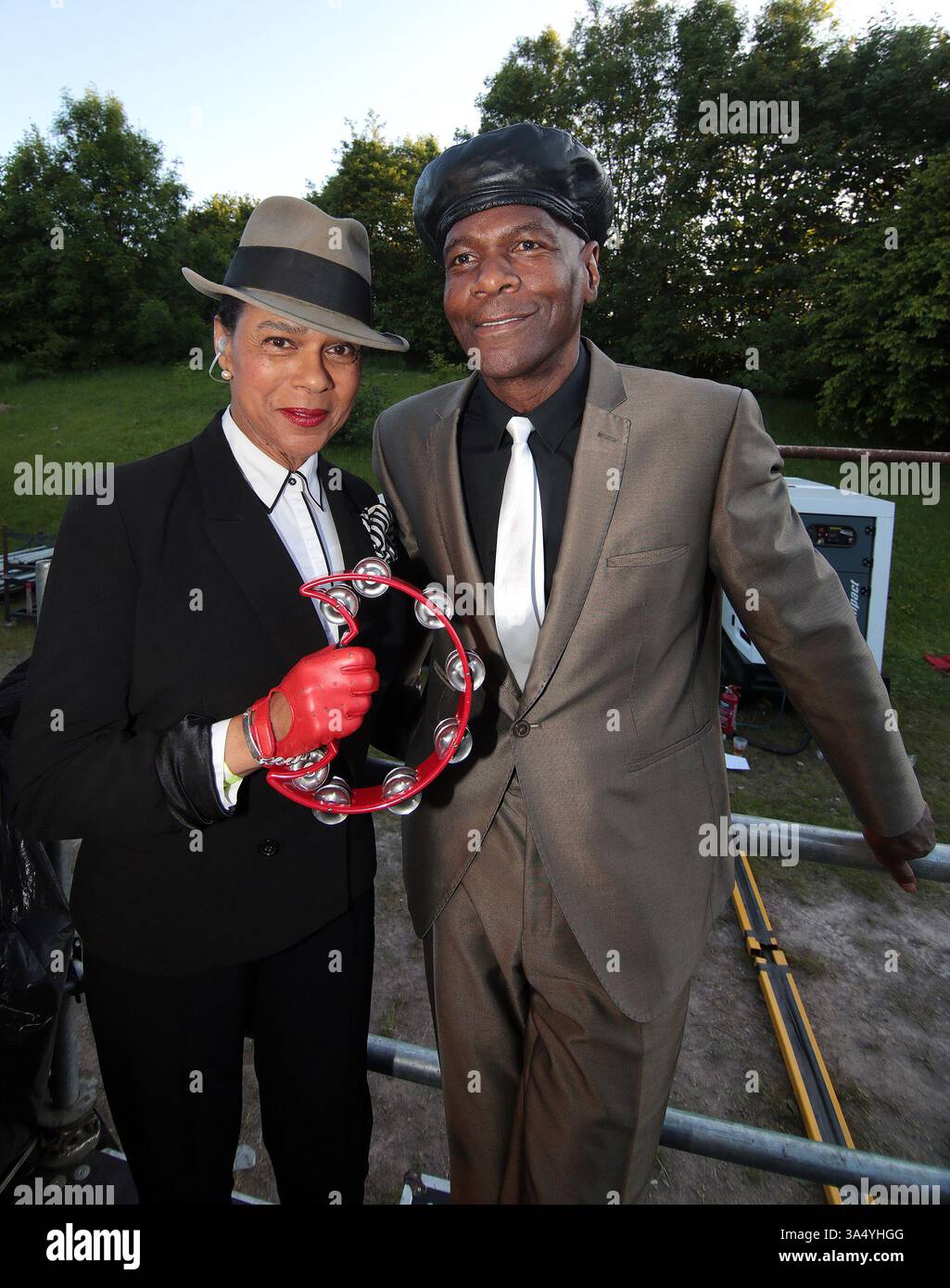 The Selecter at the Mosborough Music Festival in Sheffield - 06 June 2015 Stock Photo