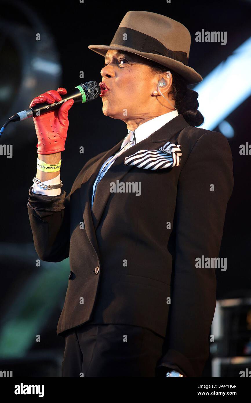The Selecter at the Mosborough Music Festival in Sheffield - 06 June 2015 Stock Photo
