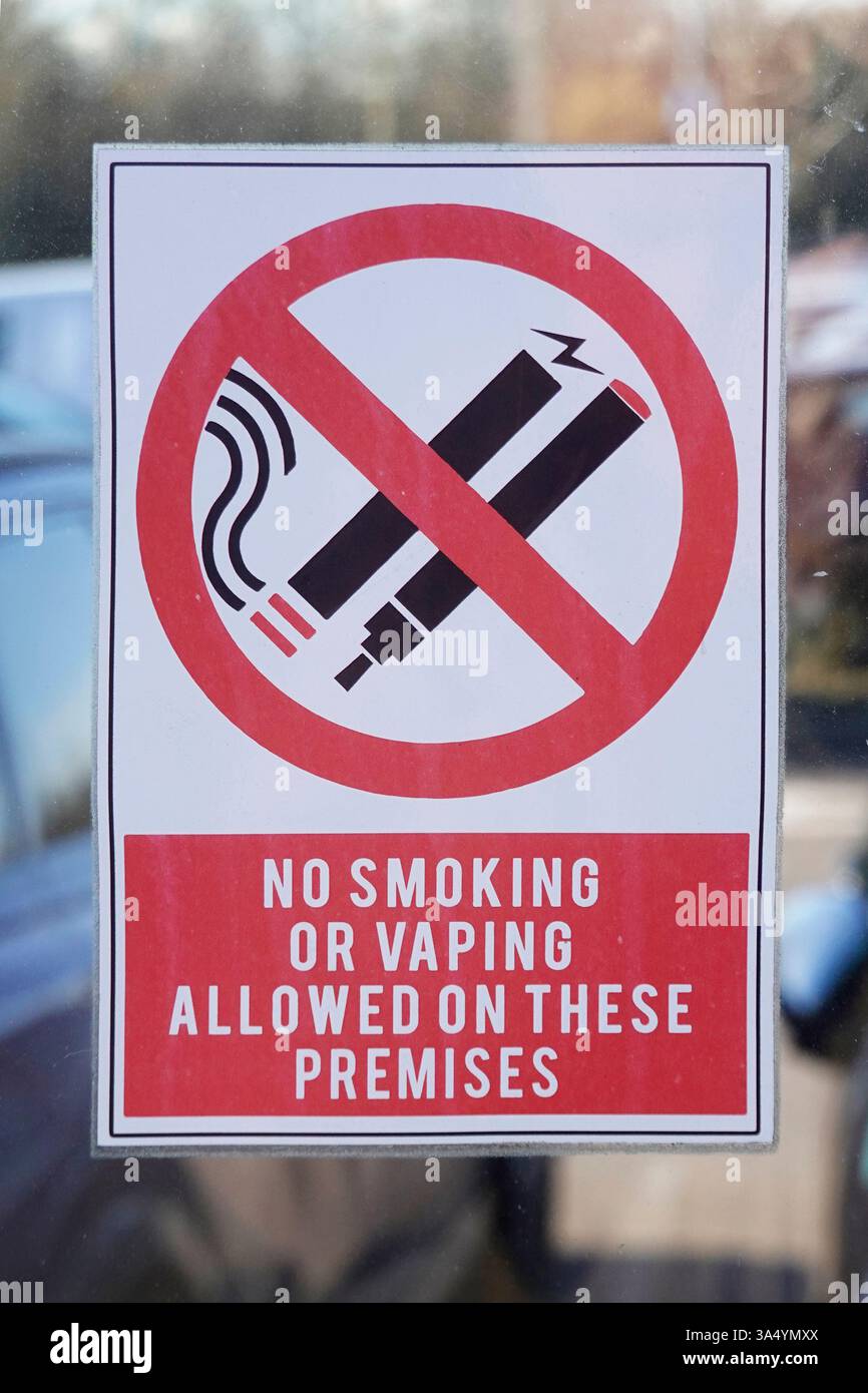 No vaping sign hi-res stock photography and images - Page 2 - Alamy