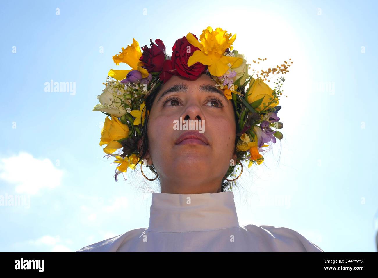 Members of The Druid Order, celebrate at the Spring Equinox Ceremony at ...