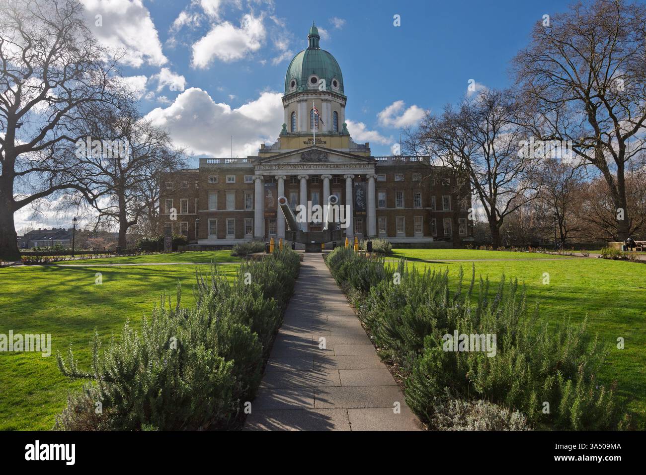 Exterior of the Imperial War Museum, London, England, UK Stock Photo
