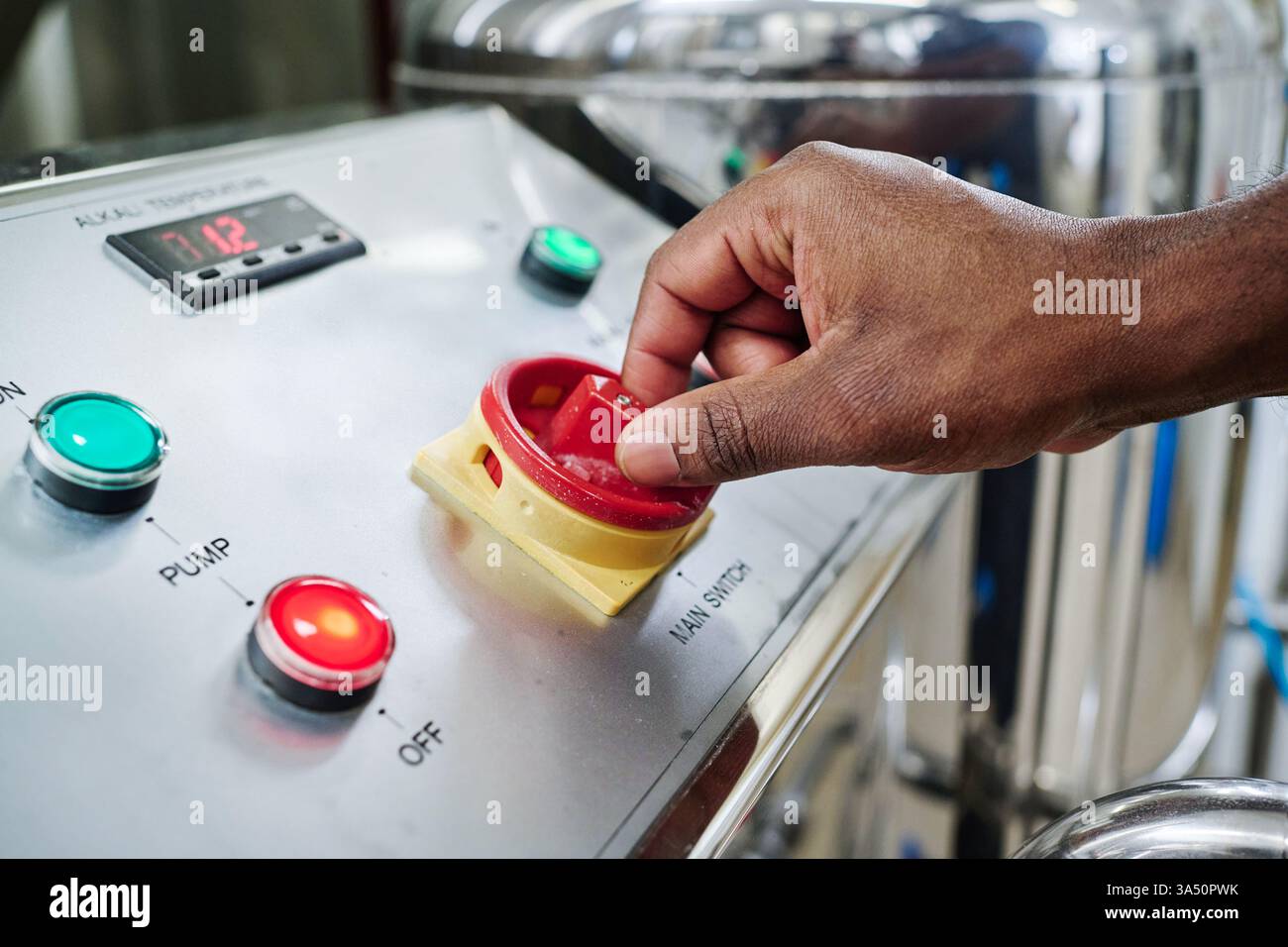 Operating switches hi-res stock photography and images - Alamy