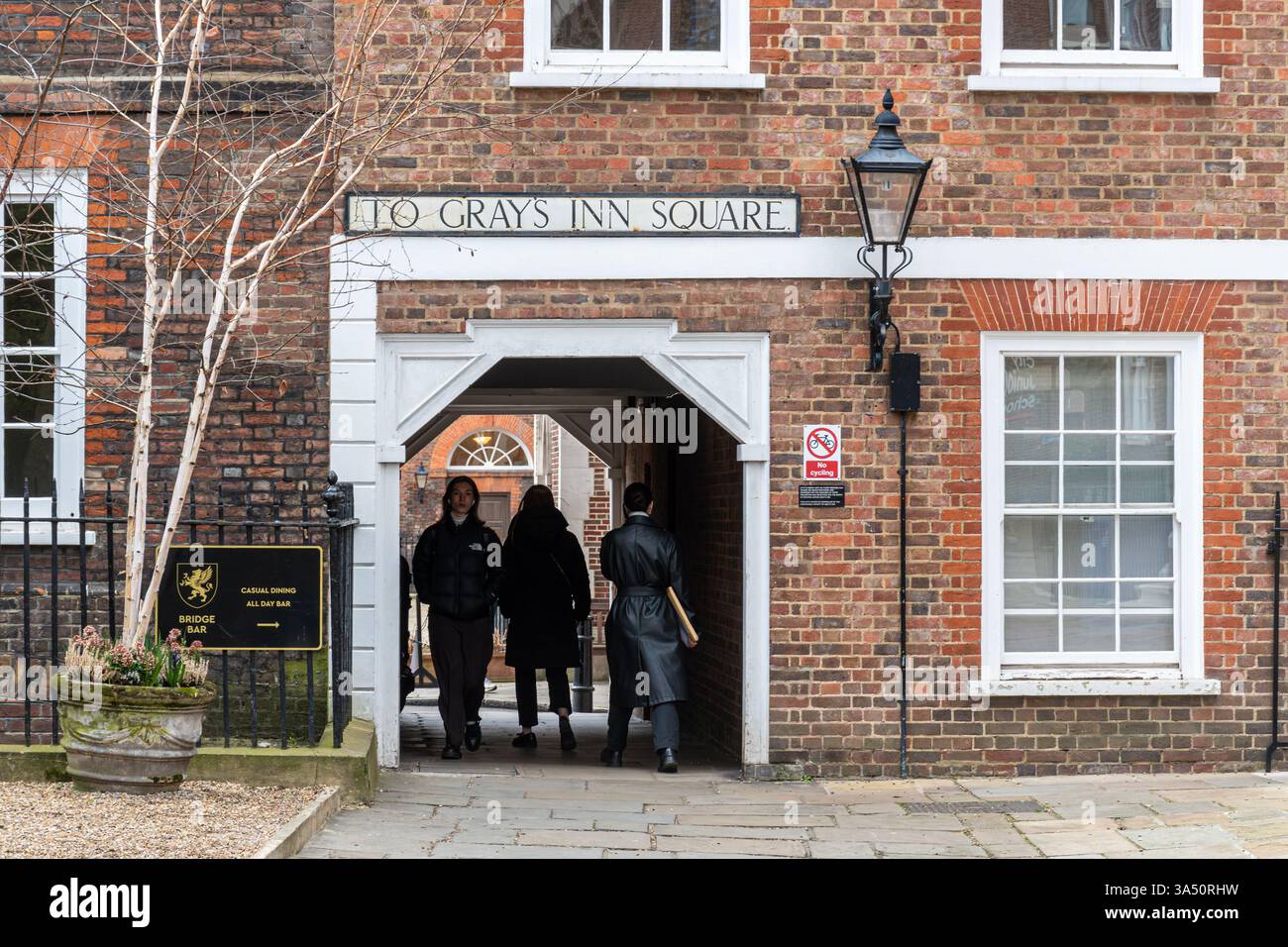 Four Inns Walk Gray's Inn, one of the four Inns of Court in the legal quarter of ...