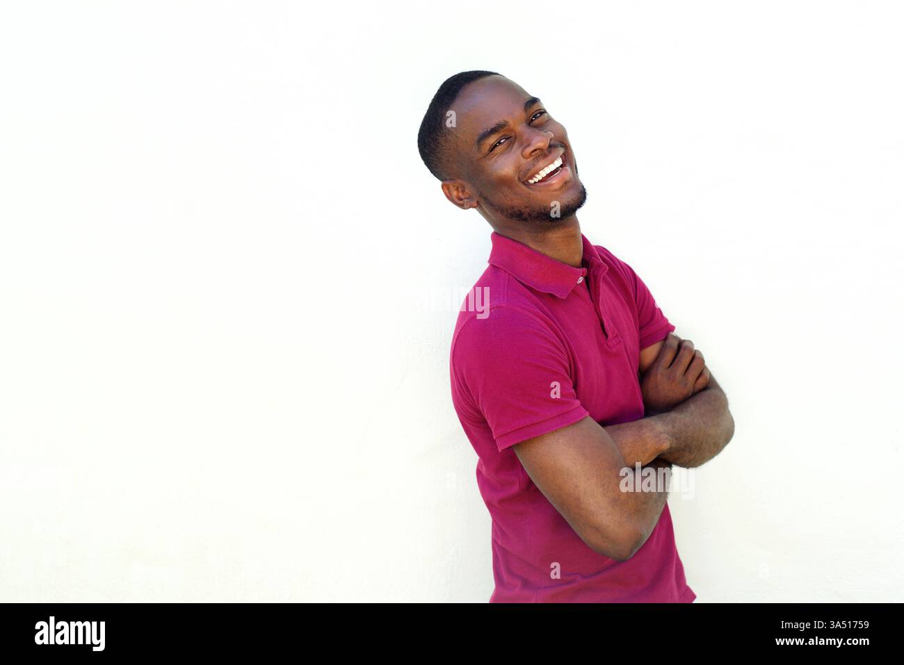 Strong man stands arms hi-res stock photography and images - Alamy