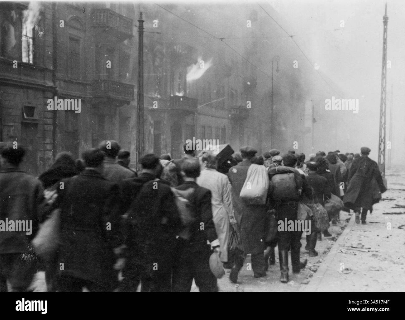 wwii in poland - - Warsaw Ghetto Uprising in 1943 Stock Photo - Alamy