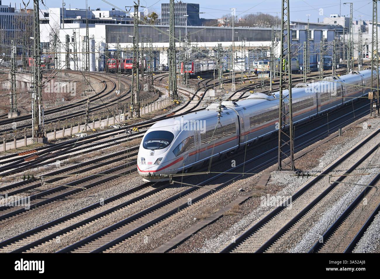 Intercity express ice train munich hi-res stock photography Intercity express ice train munich hi-res stock photography