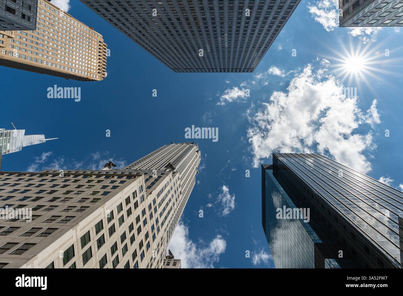 Scenic view of New York seen from above, USA Stock Photo