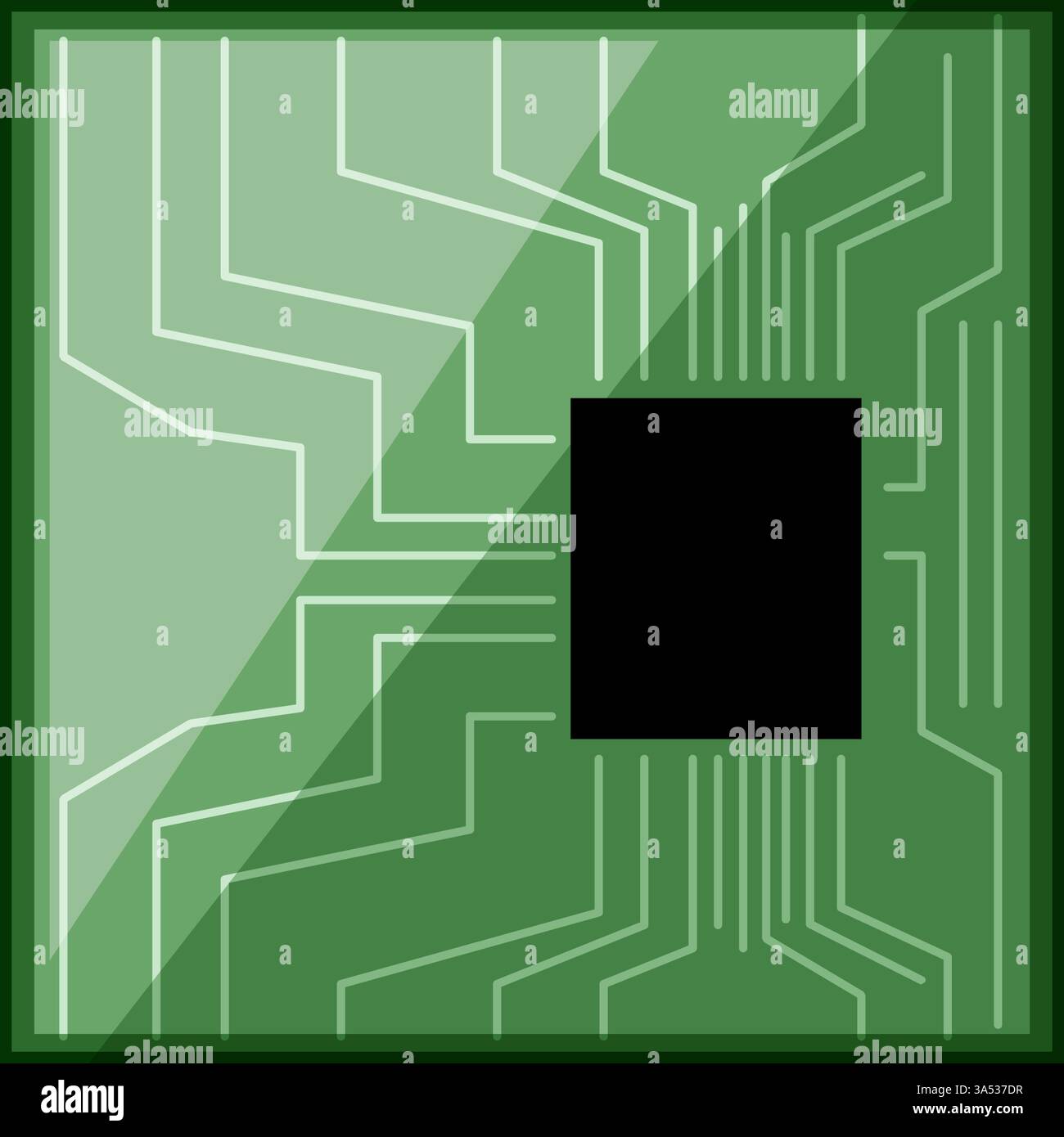 resistor circuit board cartoon vector illustration Stock Vector Image