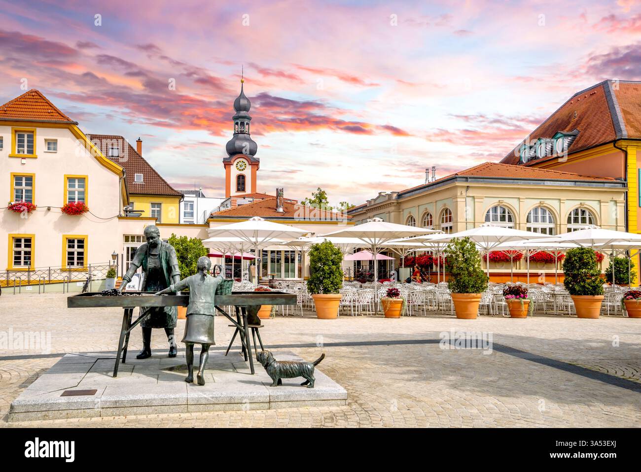 Old city of Schwetzingen, Germany Stock Photo